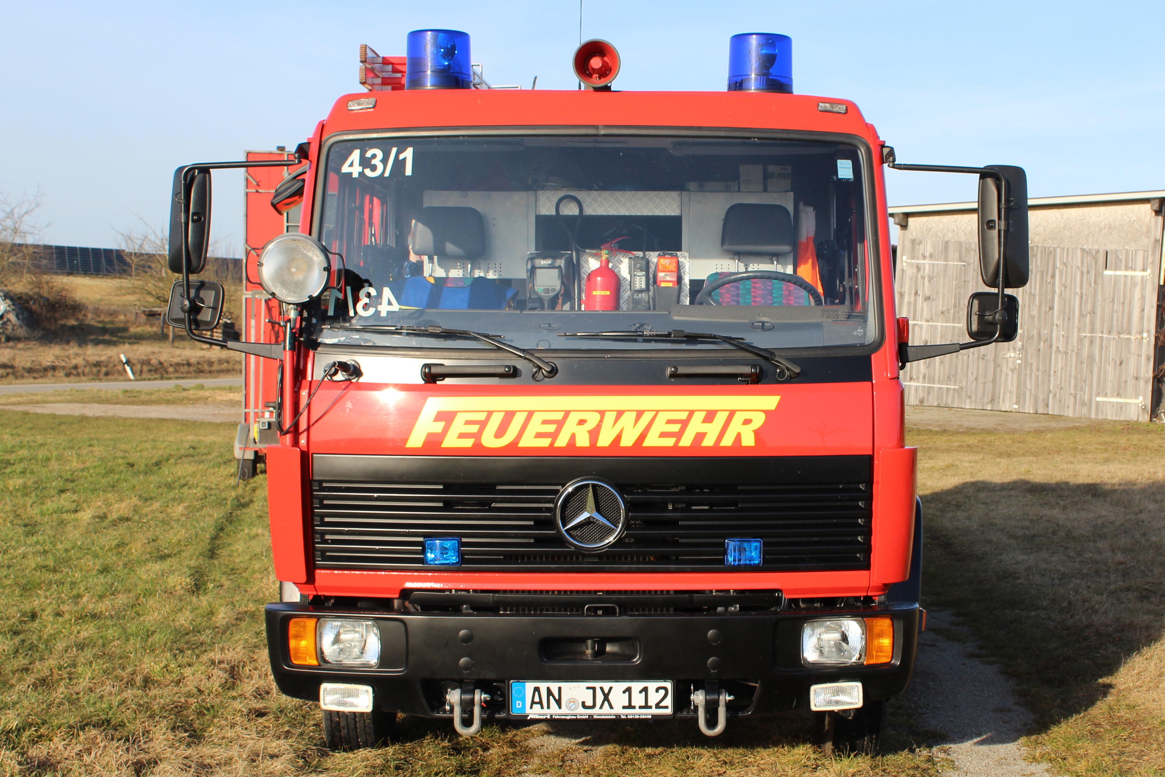 Blick auf das LF 8/6 von Vorne